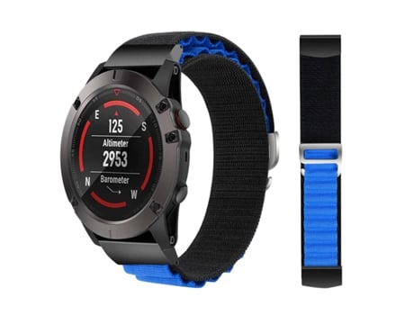 Correa Alpine G-Hook Ajustable Amazfit T-Rex Negro y Azul