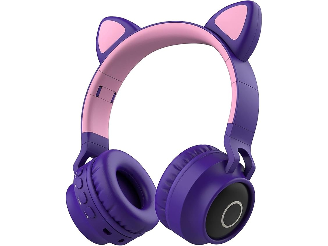 Auriculares Orejas Larga Duración Inalámbricos Púrpura Ehstmind Bluetooth Morado