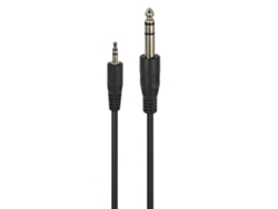 Cable de sonido Jack 3,5 mm M a Jack 6,3 mm 1,5 m Xin Yue 8759 Negro