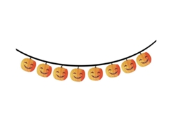 Accesorio GUIRCA Calabazas Garland 300 Cm 16X16 Cm (Alta Qualidade)