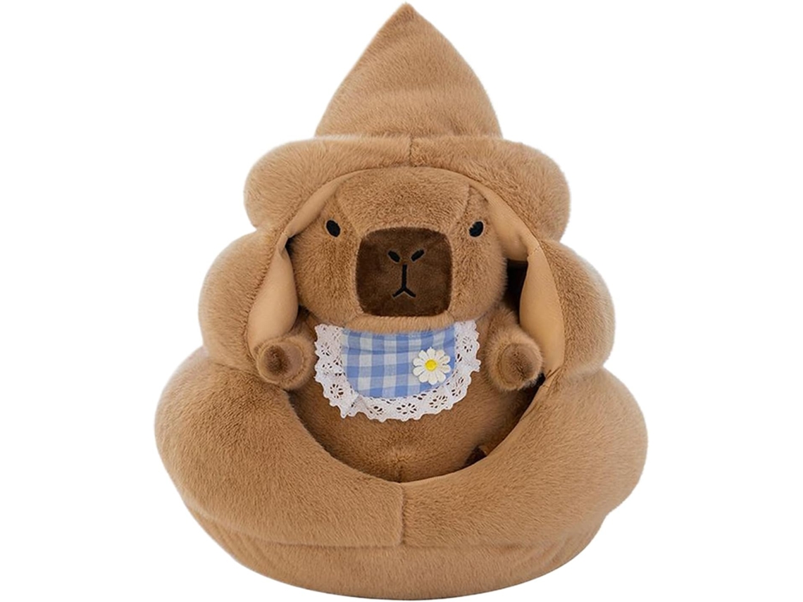 Capibara De Peluche Con Nido - Juguete Suave Para Cumpleaños, Navidad O Decoración De Habitación Infantil.