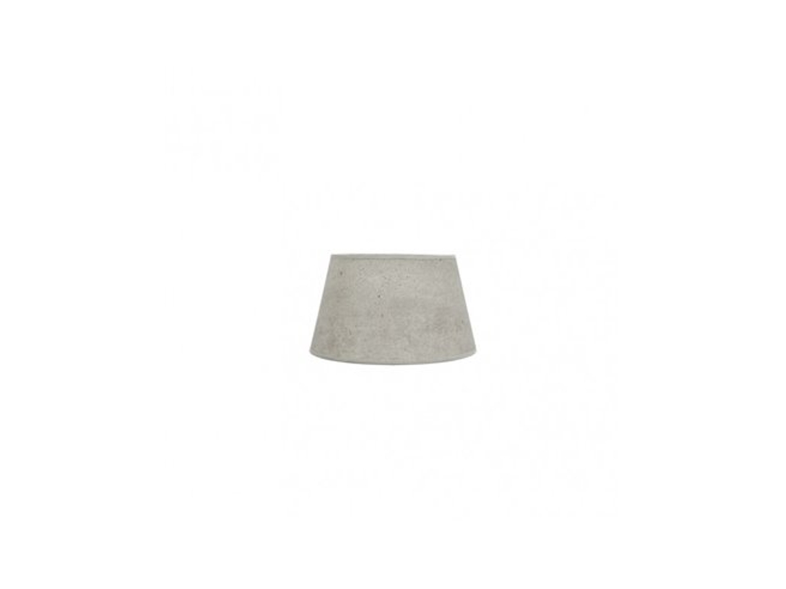 Pantalla Salma E27 Cemento Gris 20dx15dx12,5h