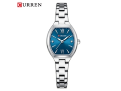 Reloj De Pulsera De Moda Para Mujer Con Correa De Acero, Forma Sencilla De Tonel, Movimiento De Cuarzo.