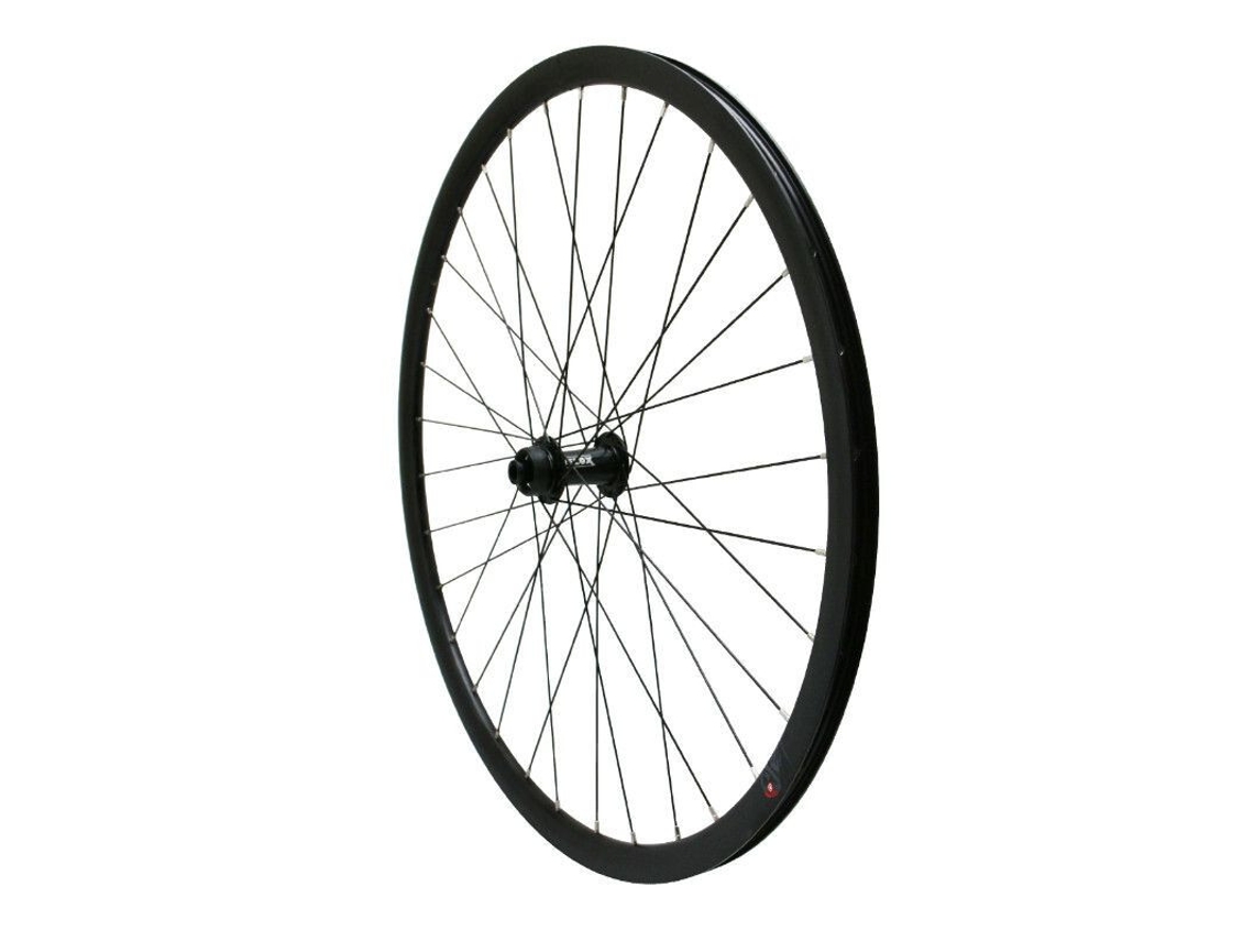 Rueda gravel avant moyeu roulement cassette axe traversant jante rayons acier VELOX 700 P2R Disc Centerlock Tubeless Ready 12-142 19C 32
