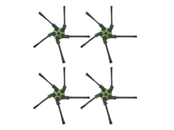 Piezas de aspiradora robot Cepillo lateral Cepillo de cerdas Aplicable a Irobot