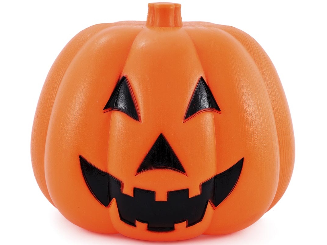 Calabaza con Luz y Sonido 18x17,5 cm