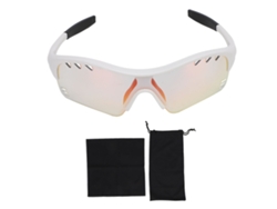 Gafas Deportivas Infantiles Fotocromáticas Ligeras Y Adaptables Para Correr Y Practicar Montañismo - Montura Blanca, Lentes Rojas (cambian De Color)