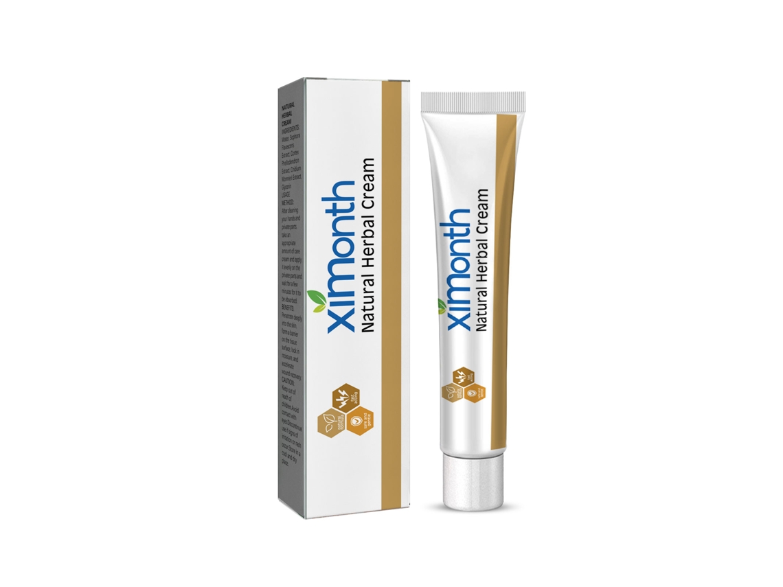 Crema herbal calmante de cuidado intensivo para pieles sensibles.