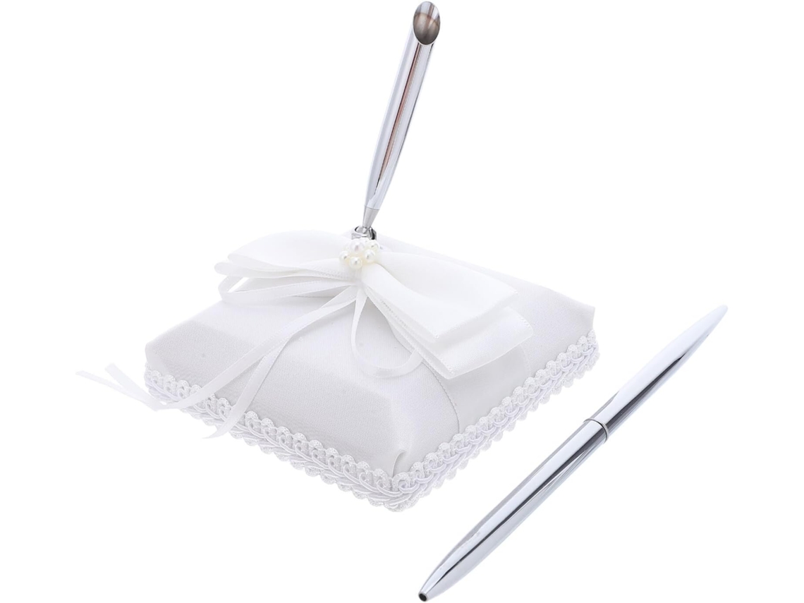 Bolígrafo Metálico De Tela Elegante Diseño Moderno