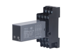 Relé De Retardo De 4 Canales Con Pantalla Digital Multifuncional Para Farolas Industriales De 36 V Ca Con Base.