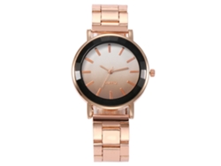 Reloj De Pulsera Informal Para Mujer Vansvar Con Esfera Degradada, Cuarzo Marrón Y Aleación.