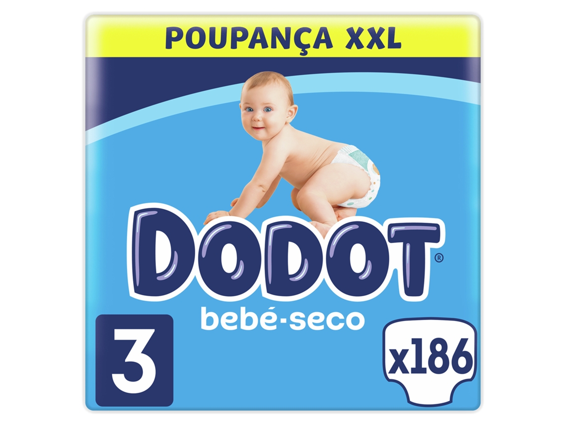 Fraldas DODOT Bebé Seco XXL T3 (6-10 kg)