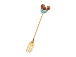 2026da-tenedor Cuchara Creativa De Acero Inoxidable Para Postres Donut Lollipop Macarons 6 Piezas Dorado Café Azul