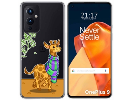 Carcasa OnePlus 9 5G TUMUNDOSMARTPHONE Dibujos Transparente Multicolor