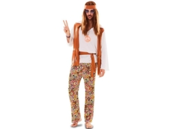 Disfraz de Hombre DISFRAZZES Hippie Psicodélico (Talla: S)