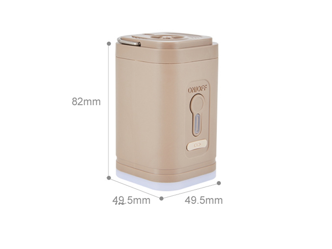 Inflador eléctrico inalámbrico multifuncional portátil de doble uso: bomba de inflado y vacío para colchones de exterior.