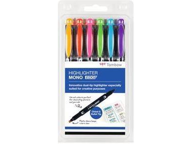 Marcadores TOMBOW MONO Edge (6 colores)