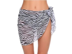 Manta De Playa Para Mujer, Pareo Semitransparente, Pareo Corto De Verano Para Bikini