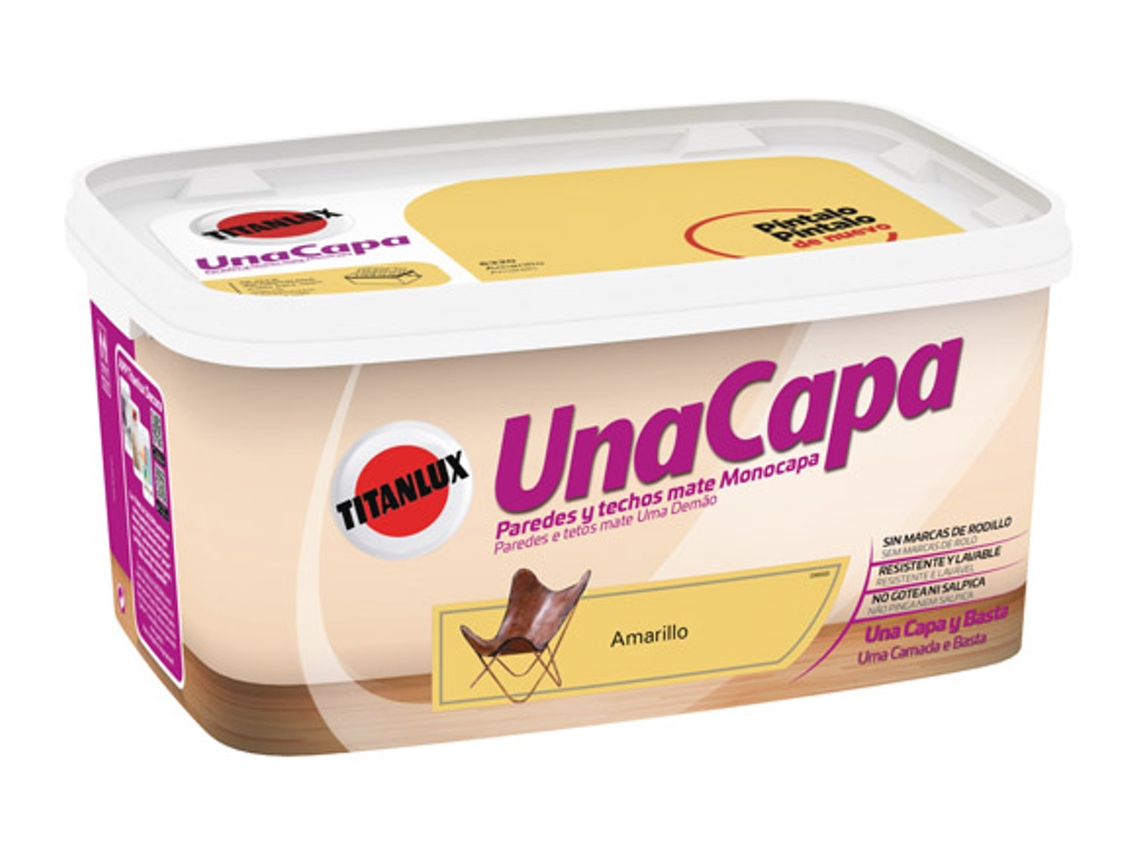 Pintura Plastica Una Capa Mate TITAN