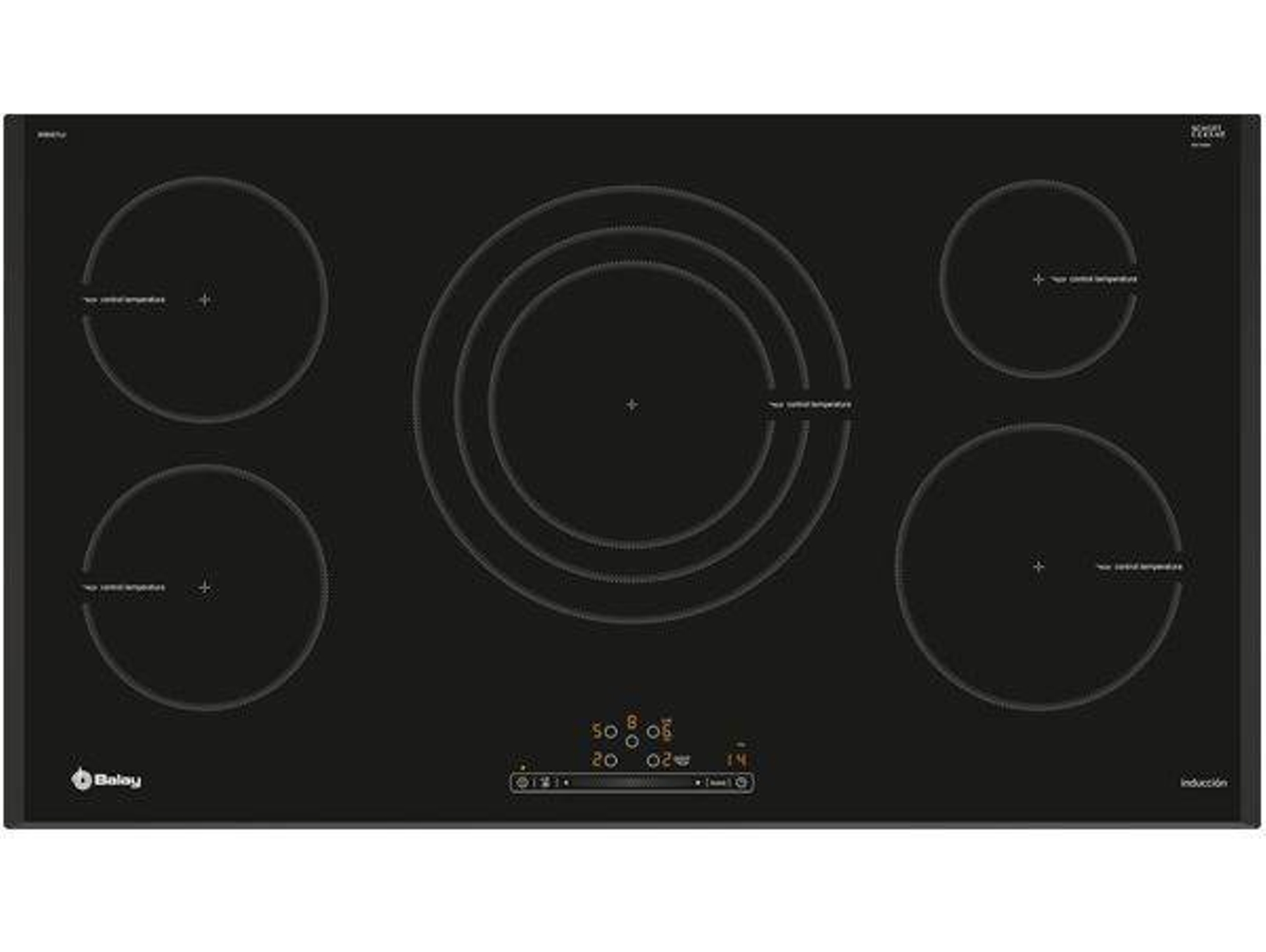 Placa de Inducción BALAY 3EB997LU (Eléctrico - 91.8 cm - Negro)