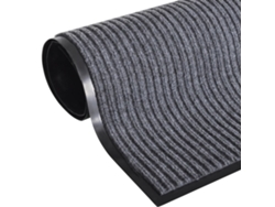 Felpudo De Pvc Gris De 90 X 120 Cm