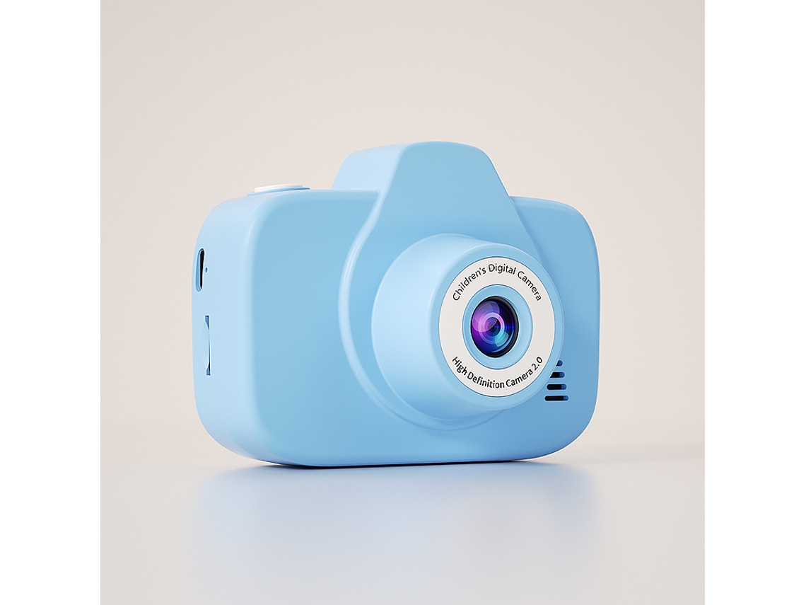 Cámara compacta Chrui con pantalla IPS HD de 2 pulgadas y zoom digital 4x (azul)