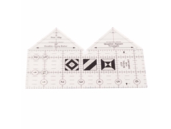 Regla cuadrada de 45/60/90 grados para coser tablones de patchwork