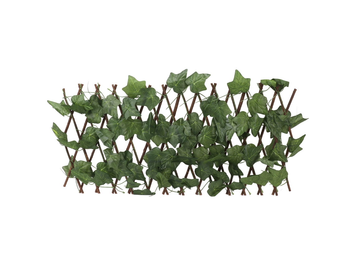 Valla artificial de simulación, protección solar, expandible, impermeable, seto topiario artificial, planta para jardín con hojas de enredadera virgen.
