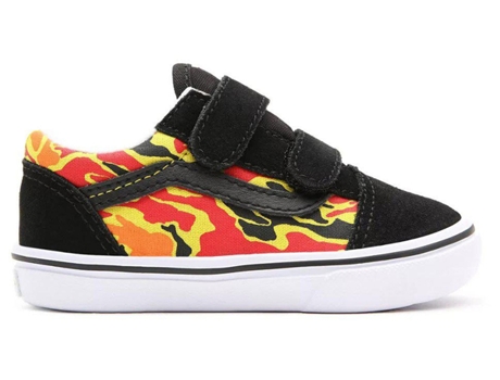 Zapatillas VANS Comfycush Old Skool V Toddler - Niños (22.5 - Naranja)