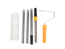 Kit De Extensión Telescópica Para Rodillo De Pintura De 9 Pulgadas Con Brocha Para Esquinas Y Techos.