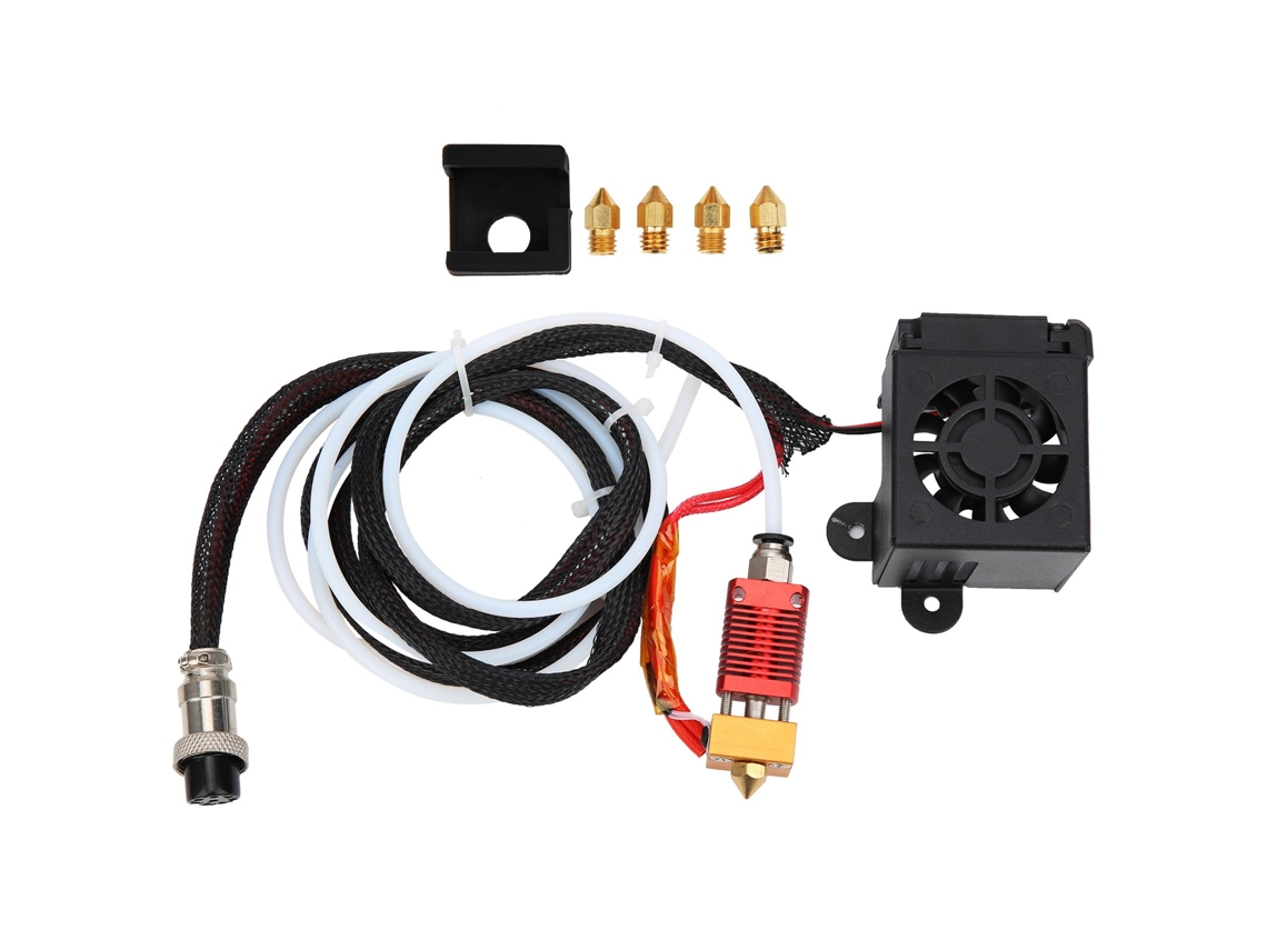Kit de extrusor de boquilla caliente con manguera de silicona para accesorios de impresora 3D CR-10