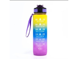 (estilo B) Botella De Agua Deportiva Reutilizable De 32 Oz Con Temporizador Y Ventosa