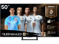 TV HISENSE 50E8Q (Mini LED144 Hz - 50'' - 126 cm - 4k Ultra HD - Smart TV)