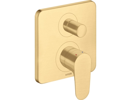 Mezcladora monomando de bañera Axor Citterio M, de tamaño manual, oculta con combinación de seguridad