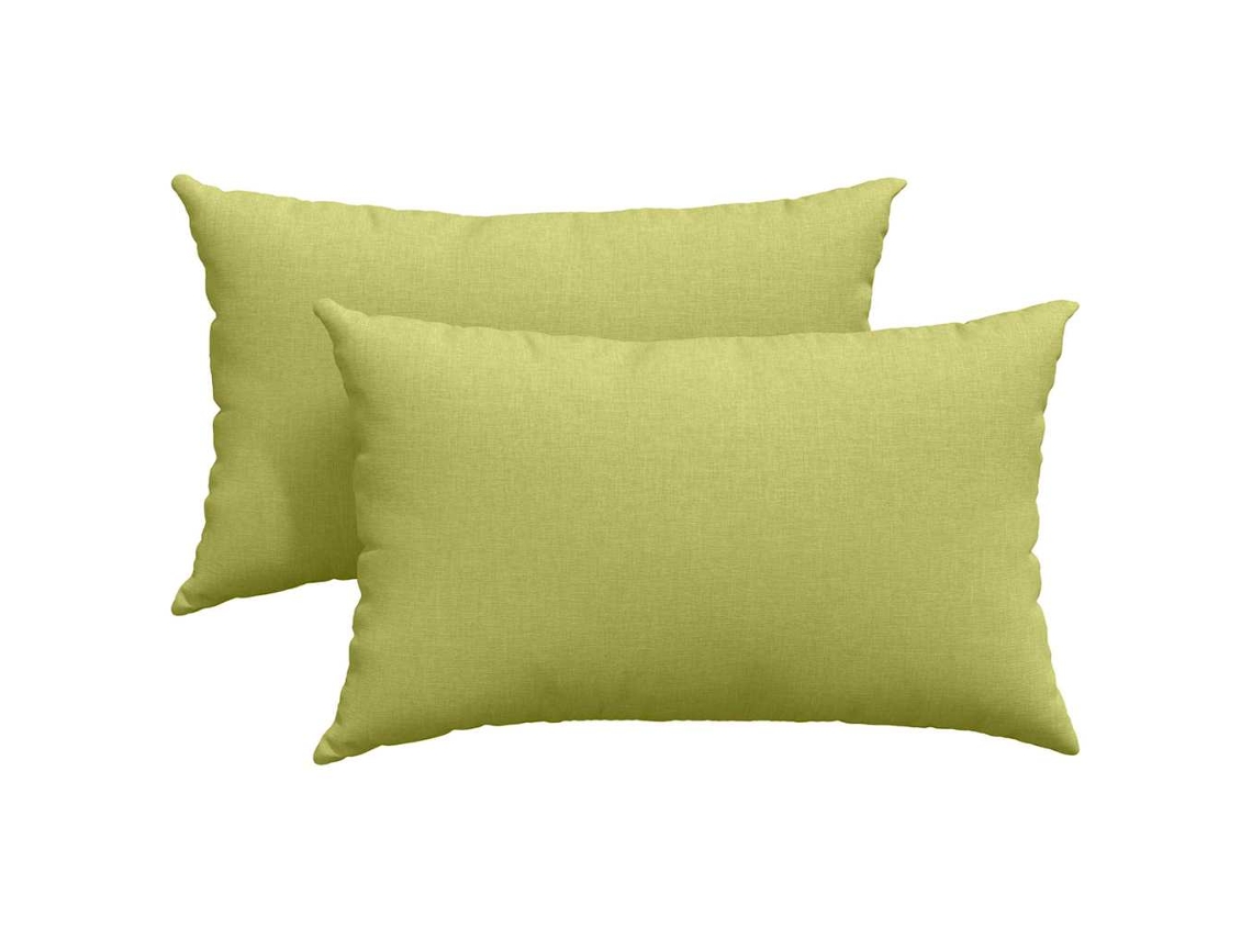 Juego de 2 cojines para sofá HARLANV1 color verde claro, 50x30 cm.