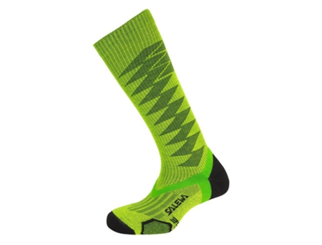 Calcetines para Hombre SALEWA Ski Touring N Sk Verde para Esquí (EU 35 - 37)