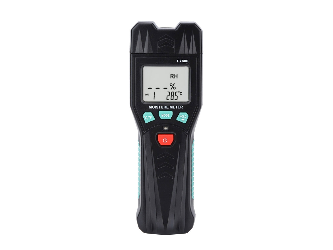 Detector Digital De Humedad Para Madera Con Pantalla Lcd Y 7 Modos.