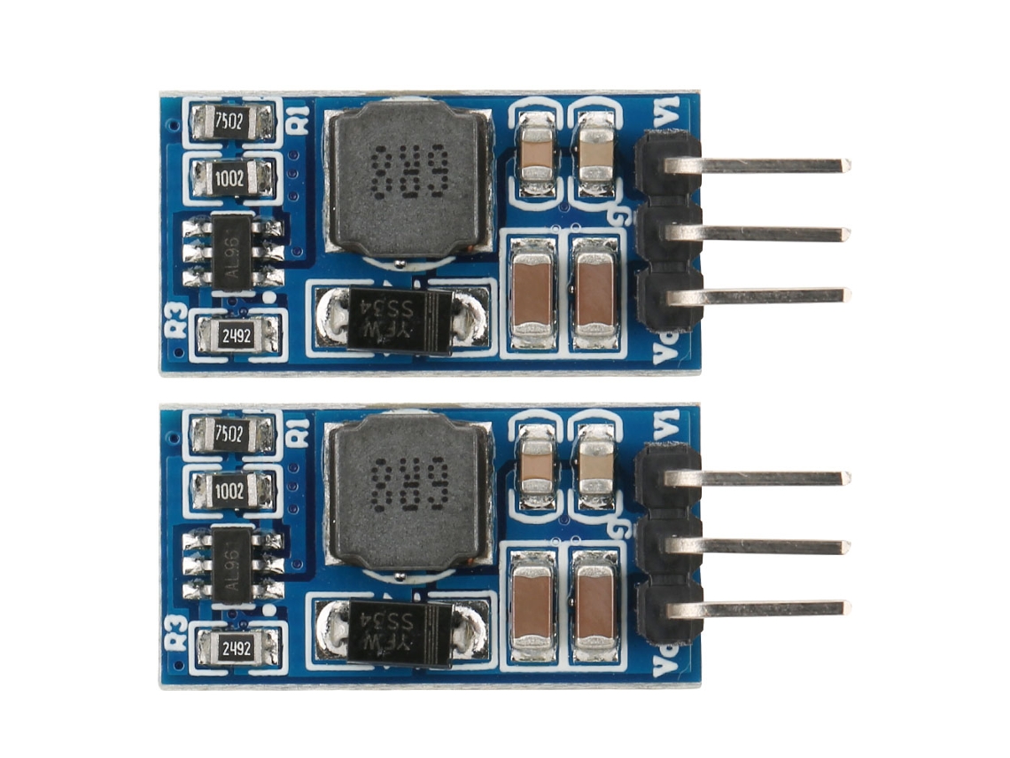 Módulo Convertidor Elevador Dc-dc Nd0412sa De 2,6-5,5 V A 5 V, 6 V, 9 V, 12 V, Para Motor Led De 7 W (2 Unidades)
