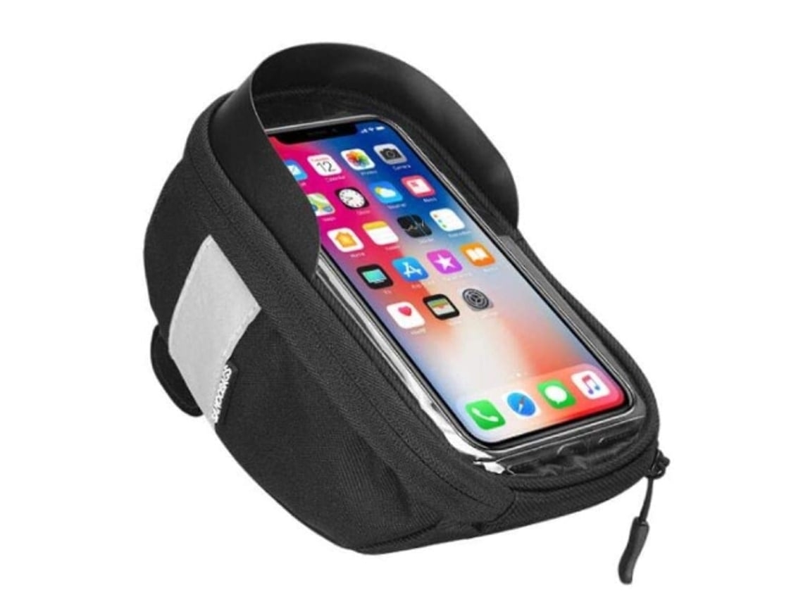 Bolsa para bicicleta, accesorios para bicicleta, regalos de ciclismo para hombres, color negro USHION