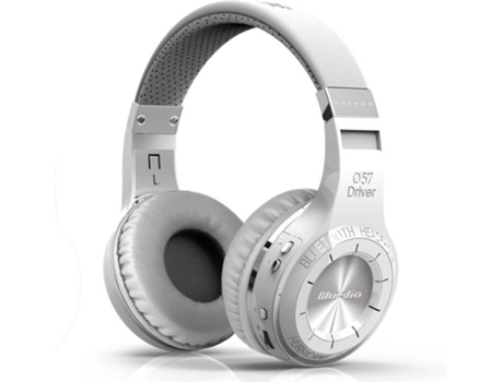 Auriculares Bluetooth BLUEDIO HT (Over Ear - Micrófono - Noise Cancelling - Blanco)