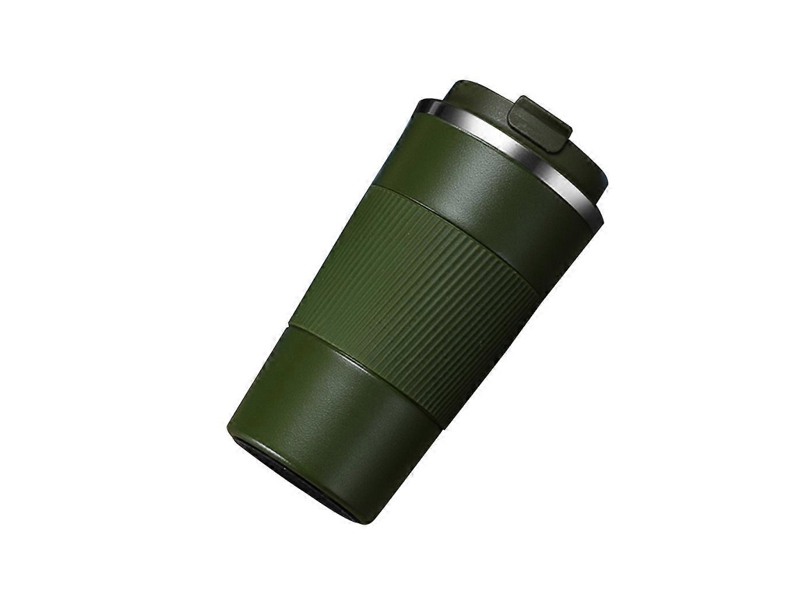 Botella térmica de café de acero inoxidable de doble capa para el hogar, la oficina y los viajes, color blanco Ly Ebike