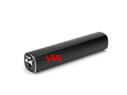 Grabadora de voz digital pequeña, dictáfono magnético, batería de larga duración, grabación continua de 20 días, 16 GB, hasta 450 h a 64 kbps, Yizhood (negro)