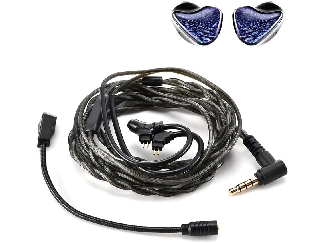 Auriculares Intrauditivos Con Micrófono, Hifi Para Música, Con Cable.