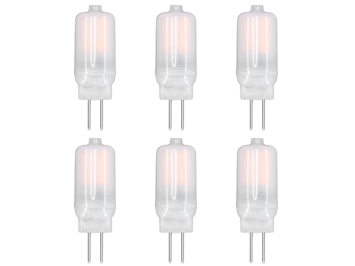 2026-6pcs Bombilla Led G4 12v 3w Luz Cálida 360° Iluminación Y Disipación De Calor Consumo Bajo Interfaz Estándar