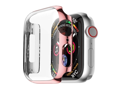 Carcasa de Reloj SLOWMOOSE Rígida Ultrafina para Apple iWatch (Rosa - Série 456 Se 40 Mm)
