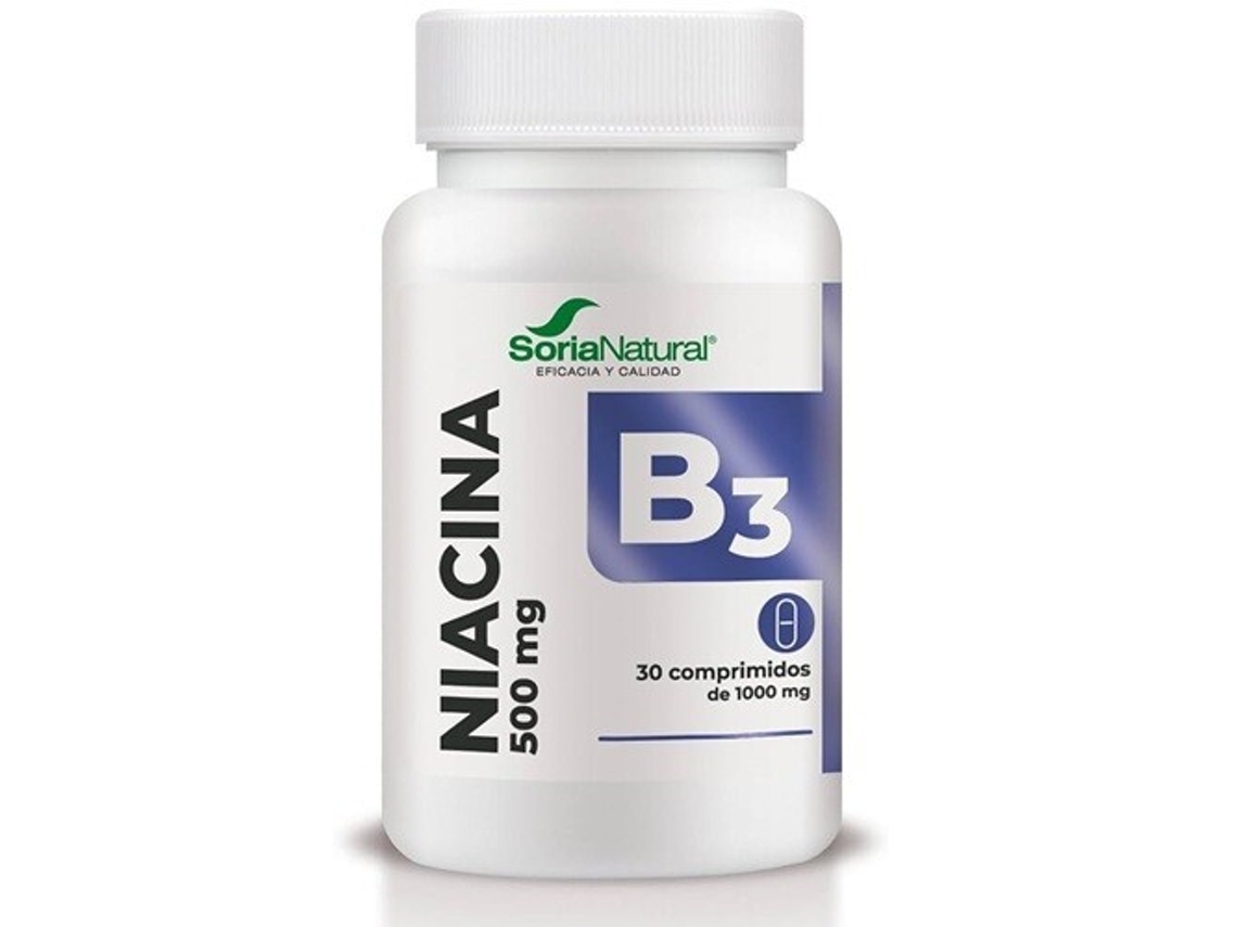 Vitamina B3 30 Comprimidos Lib Sostenida Soria Natural