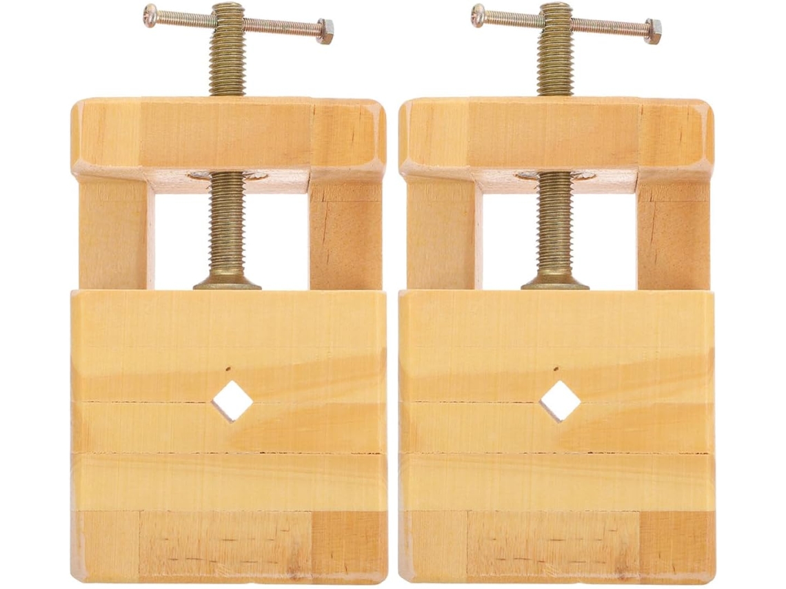 2 mesas pequeñas giratorias de madera de haya Alipis