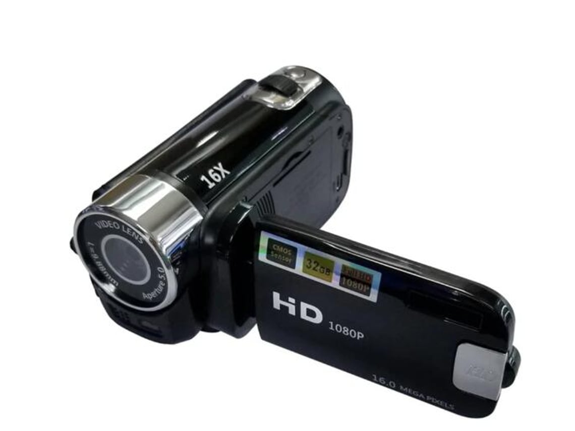 Cámara de Video SZSMART 1080P Full HD 16 Millones de Píxeles DV Camcorder (Negro)
