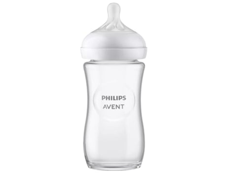 AVENT Natural Response Biberón de Vidrio 240 Ml a Partir de 1 Mes