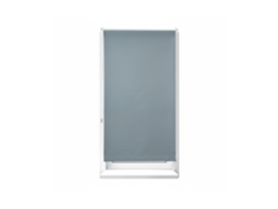 Relaxdays Estor Opaco Térmico, Sin Taladrar, Enrollable, Cadena, 1 Ud, Tela-aluminio, 90x210 Cm, 86 Cm Ancho, Gris